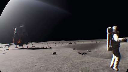 (LAST JEDI) Walking on the Moon with (PlayStation VR Headset) Apollo 11 experience