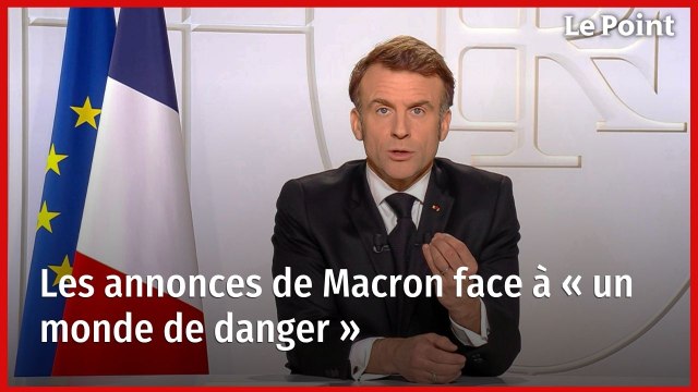 Les annonces de Macron face à « un monde de danger »