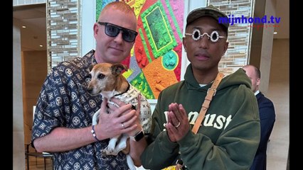 Lana, een man, een hond