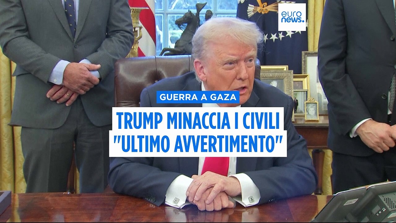 Stati Uniti, la minaccia di Trump ai civili di Gaza: "Rilasciate gli ostaggi o è finita"