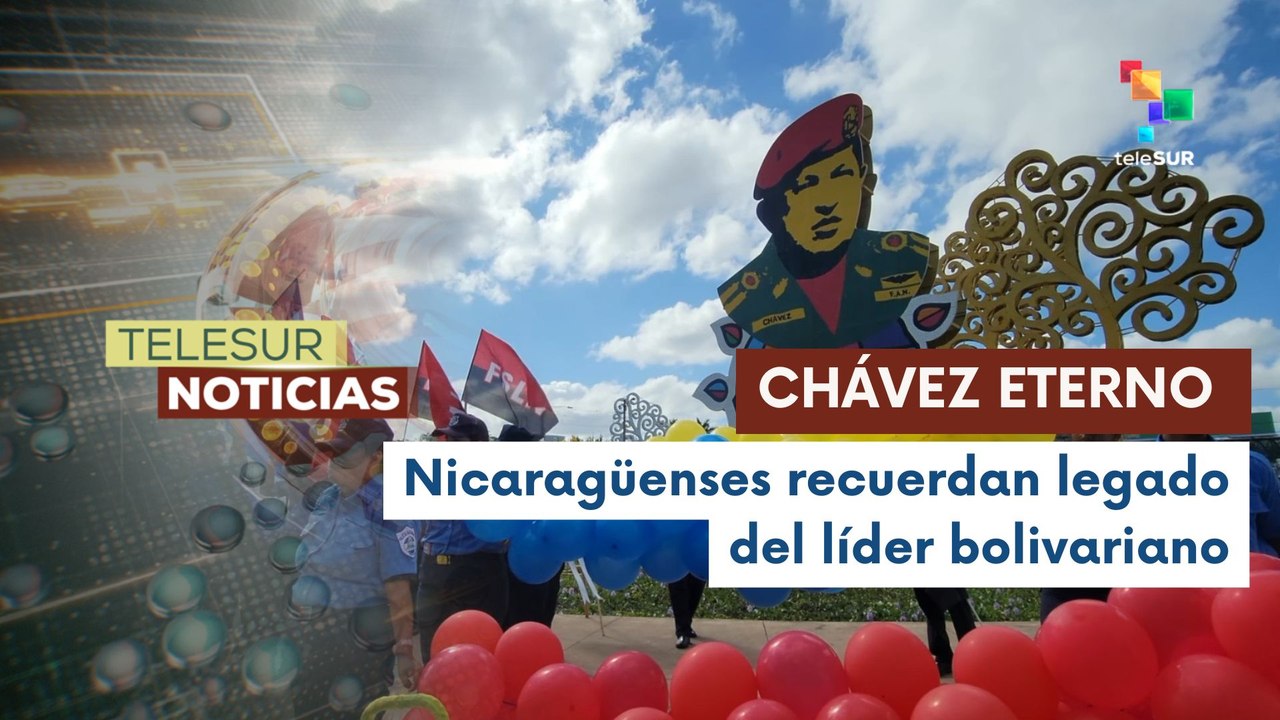 Nicaragua honra la memoria del Comandante Hugo Chávez