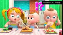 Yum yum, sandwich are ready to eat! Nursery rhymes kids songs