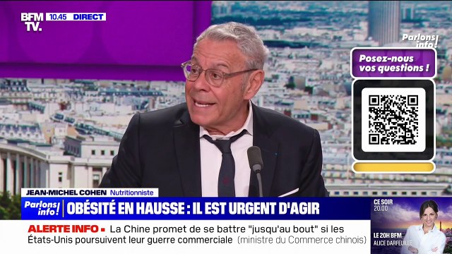 Obésité: Cette ultra-consommation de produits sucrés est un vrai problème , note le nutritionniste Jean-Michel Cohen