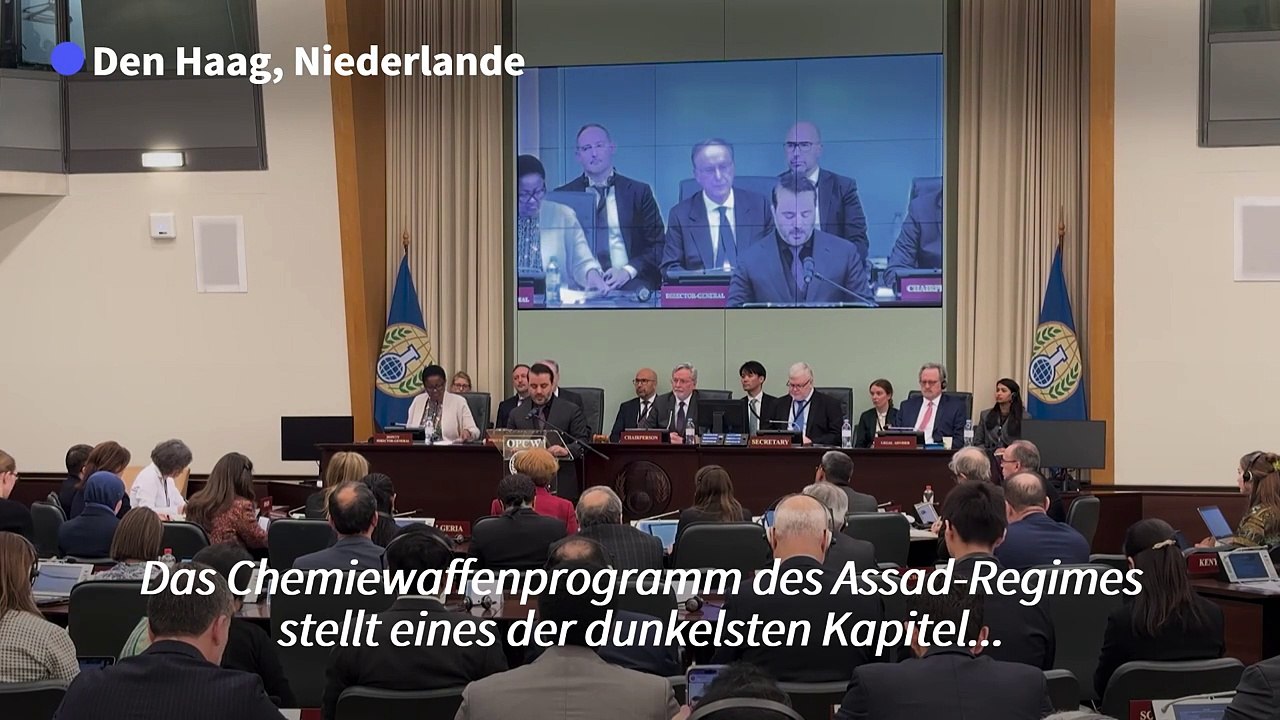 Syrien will alle Chemiewaffen-Bestände vernichten