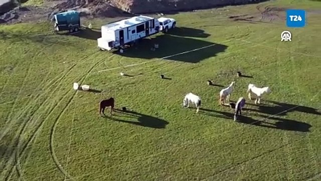 İspanya'dan at sırtında çıkılan hac yolculuğunda Tekirdağ molası