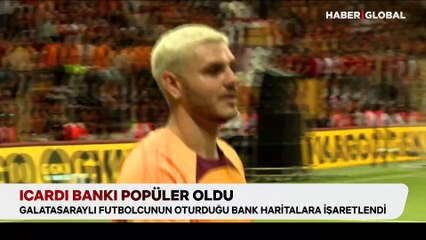 Galatasaray'ın yıldızı Icardi'nin oturduğu bank turistik yer oldu: Yurt dışından bile gelenler var