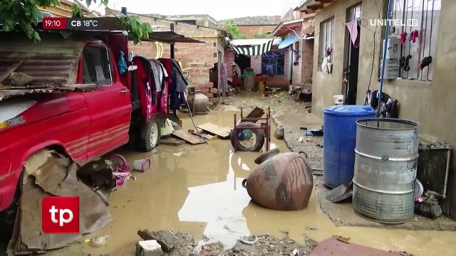 Cochabamba: Cuatro municipios están afectados por inundaciones, en Quillacollo cerca de 100 familias sufren por las lluvias