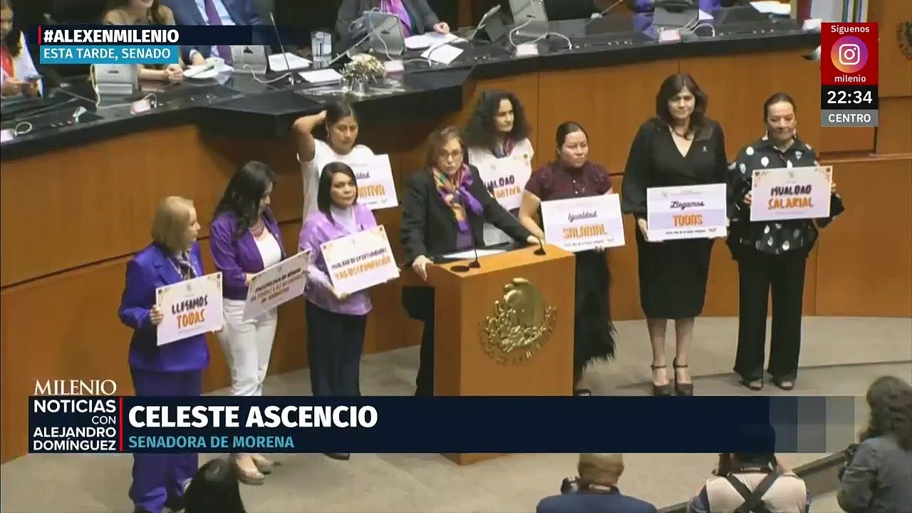 Gerardo Fernández Noroña protagoniza conmemoración del Día Internacional de la Mujer en el Senado