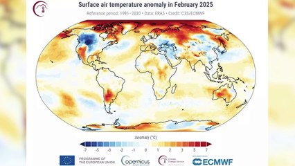 La capa de hielo global bate mínimos en el tercer febrero más cálido