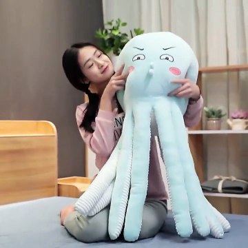 Cute soft animal shark dolphin dog pug plush toy set with custom design