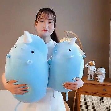 Original manufacturer yangzhou new sunrise custom lovely soft plush lie prone posture rhinoceros animal filled by Down cotton