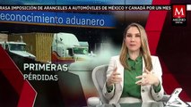 Pérdidas millonarias en la frontera tras aranceles de Trump