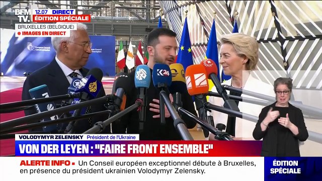 Volodymyr Zelensky remercie les dirigeants européens pour leur message fort de soutien