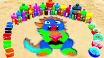 How to make Rainbow Magical Dragon with Orbeez, Balloons of Coca Cola, 7up _ Popular Sodas vs Mentos