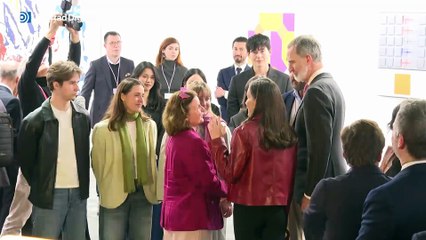 Asi ha sido la visita de los Reyes a la feria ARCO 2025