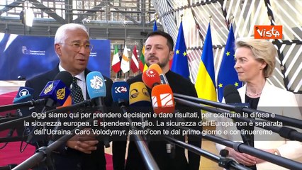 Costa: "Oggi decisioni concrete su difesa, siamo con Kiev"