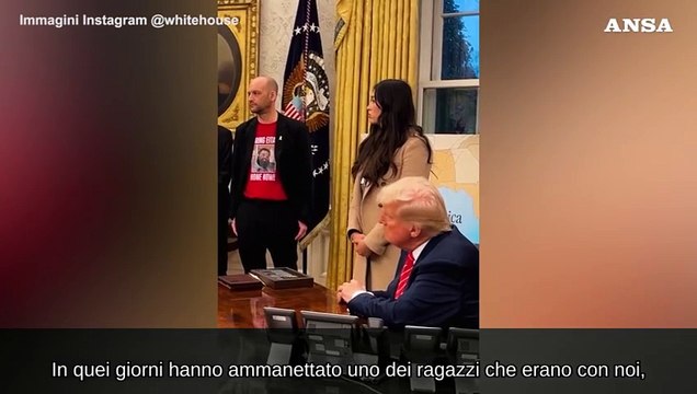 Trump incontra otto degli ostaggi israeliani liberati a Gaza