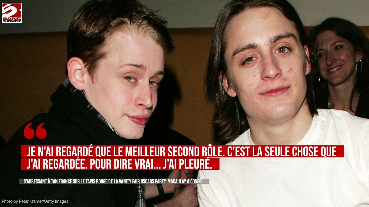 Macaulay Culkin a fondu en larmes en voyant son frère Kieran gagner un Oscar : "Je n'ai regardé que ça"