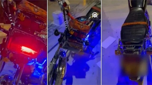 Motosikletine çakar taktı: Rekor ceza yedi