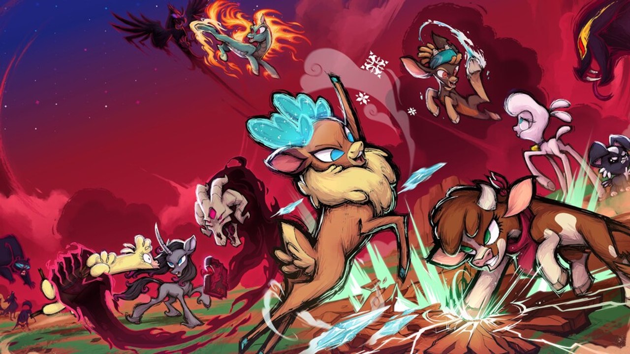 Them's Fightin' Herds: Im 2D-Kampfspielen prügeln sich süße und bunte Tiere
