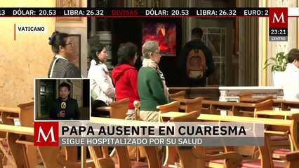 El Papa Francisco estable, pero ausente en el Miércoles de Ceniza