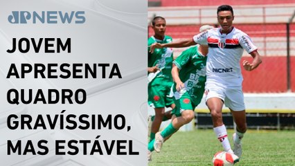 Jogador do Bragantino é transferido para hospital em Ribeirão Preto