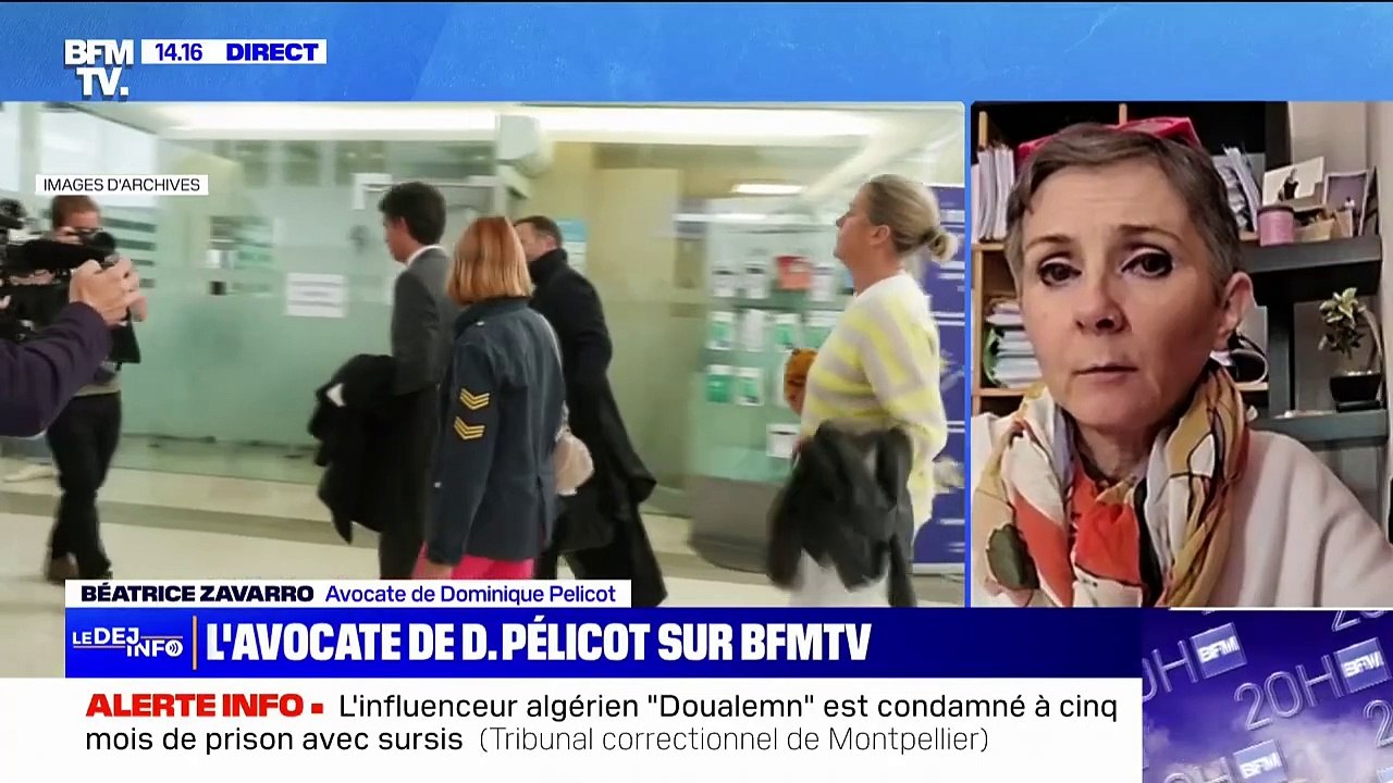 Plainte de Caroline Darian contre son père: "Ce n'est pas une surprise", déclare Me Béatrice Zavarro, avocate de Dominique Pélicot
