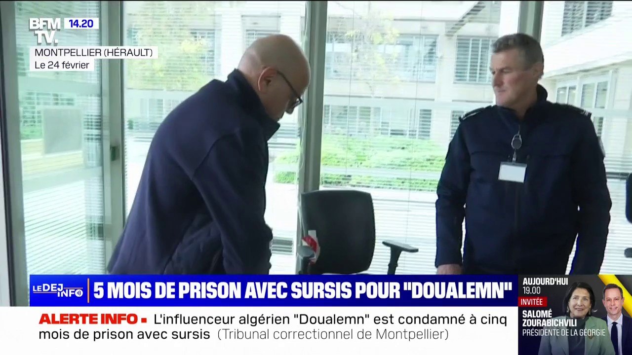 L'influenceur algérien "Doualemn" condamné à 5 mois de prison avec sursis