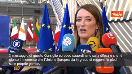 Metsola: Dobbiamo fare di pi? per sostenere Kiev
