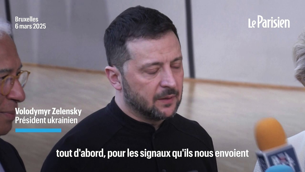 « Nous ne sommes pas seuls » : Zelensky remercie l'Europe de son soutien à Bruxelles
