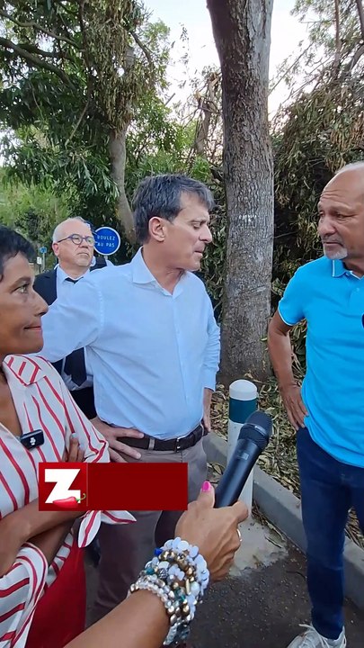 Manuel Valls réconforte Michel Bénard