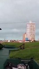 Rayo en Miramar provocó una explosión