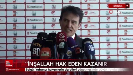 Fenerbahçe: Yabancı hakemlerin derbileri yönetmesinde büyük fayda görüyoruz