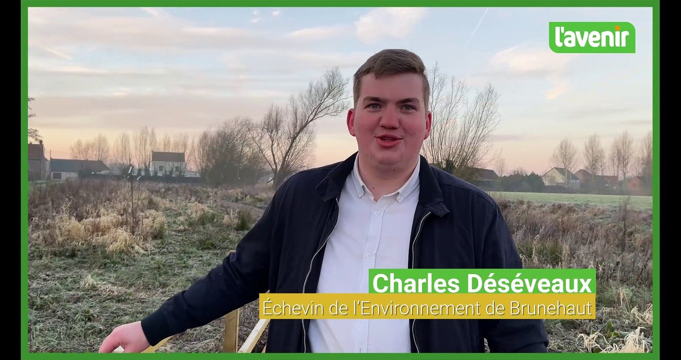 Un petit pont de bois déposé dans l'ancienne peupleraie de Laplaigne