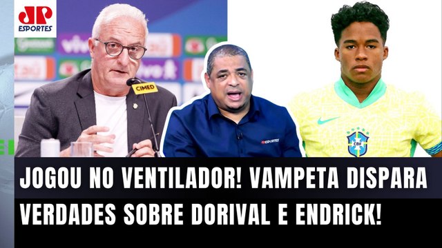 DEU AULA! TÁ NA CARA, MERMÃO! O Dorival NÃO CONVOCA o Endrick porque... Vampeta DISPARA! | SELEÇÃO