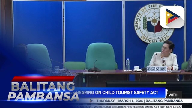Senate holds hearing on Child Tourist Safety Act