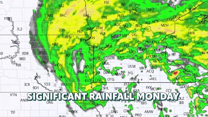 Significant rainfall on the way Monday, snow arriving midweek