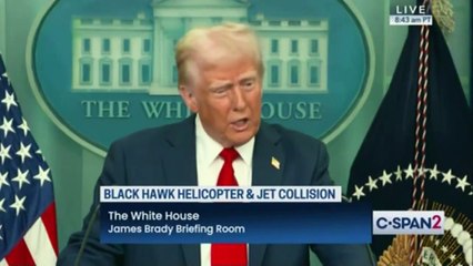 Donald Trump Blames DEI For The Washington, D.C. Plane Crash