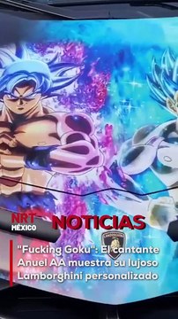 El reguetonero Anuel AA ha vuelto a llamar la atención en redes sociales al mostrar su nuevo Lamborghini, al que ha nombrado Fucking Goku