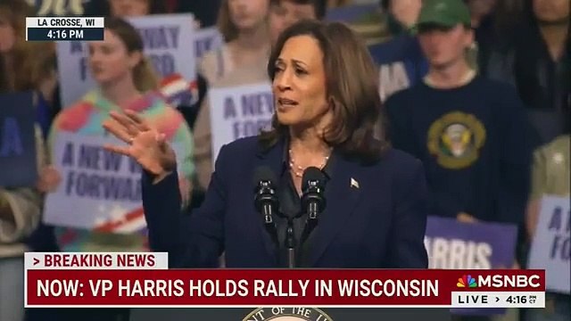 Kamala tells hecklers they are at the wrong rally