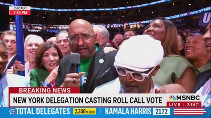 Kathy Hochul and Spike Lee lead New York delegation nominating Harris and Walz