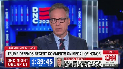 Jake Tapper Reports on John Kelly's Response to Trump's Medal of Honor Comments