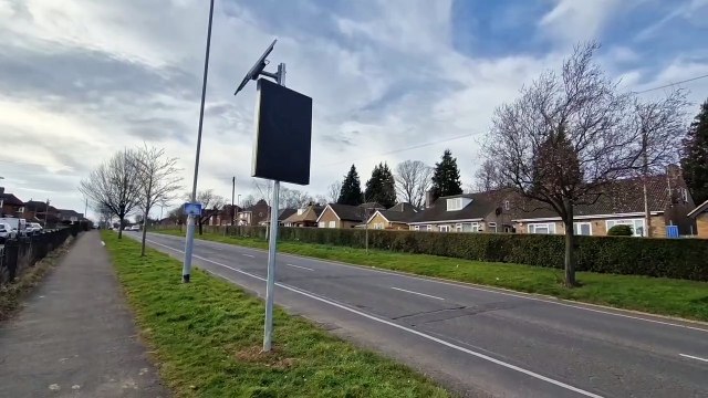Kettering St Marys Road speed sign