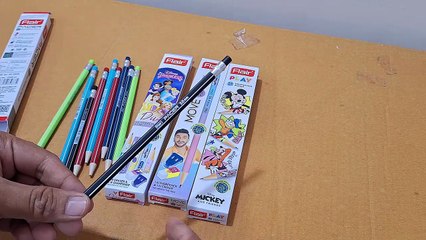 Unboxing and Review of Flair princess, move, mikey, racer No Wood 2.0 lead pencil
