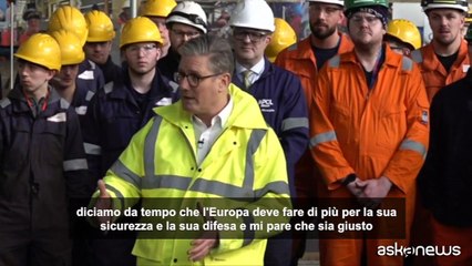 Keir Starmer: L'Europa deve fare di più per la propria difesa