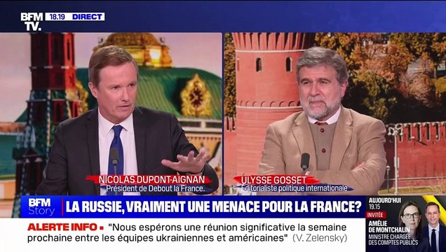 Guerre en Ukraine: La France n'a pas à mettre le doigt dans ce conflit , estime Nicolas Dupont-Aignan