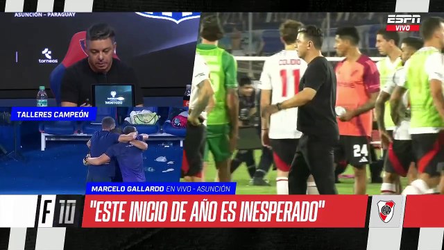 Marcelo Gallardo tras la final perdida ante Talleres