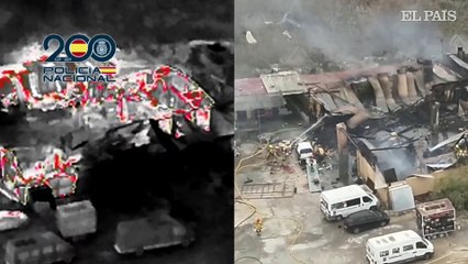 Así ha quedado la fábrica tras la explosión