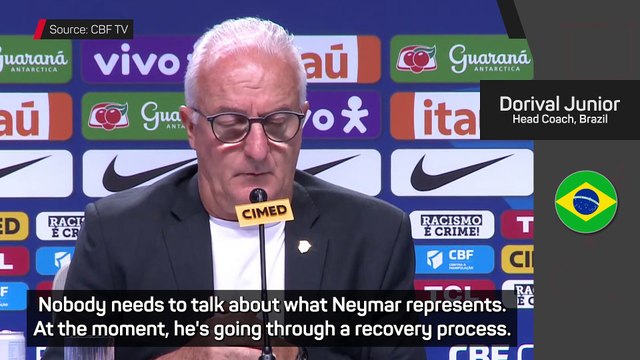 Dorival calms expectations on Neymar as he returns to Brazil squad
