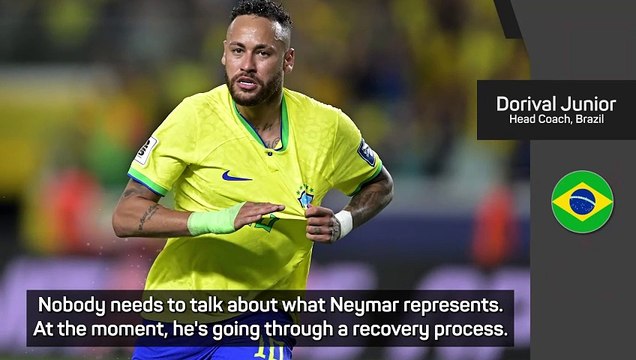 Dorival calms expectations on Neymar as he returns to Brazil squad